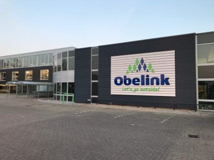 Teilausschnitt vom Gebäuede der Fa. Obeling Camping in Winterswijk